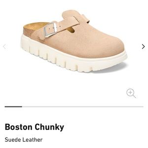 Women’s Birkenstock Boston Papillio warm sand clogs EU 42